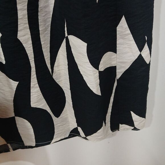 Sara Michelle Semi Sheer Black White Dress Small - Picture 6 of 11